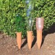 4Pcs/Set Modern Terracotta Clay Plant Watering Stakes Automatic Watering Spikes Long Neck Bottle Watering Device Drip Irrigation for Home Vacation 4Pcs/Set Modern Terracotta Clay Plant Watering Stakes Automatic Watering Spikes Long Neck Bottle Watering Device Drip Irrigation for Home Vacation