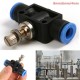 4mm 6mm 8mm OD Airflow Speed Control Valve Tube Hose Water Pneumatic Push In Fitting
