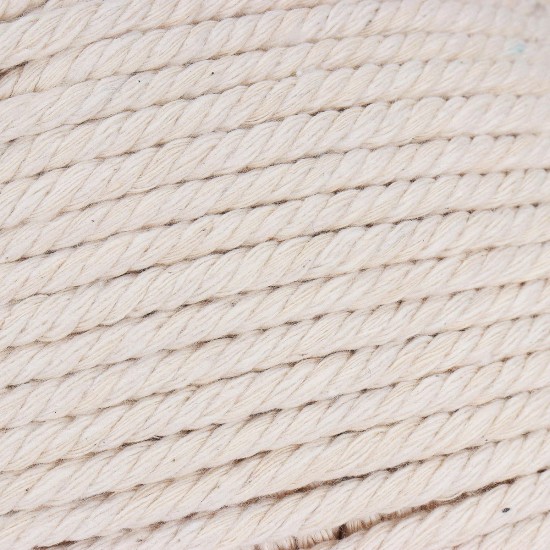 4mmx100m Natural Beige Cotton Twisted Cord Rope DIY Craft Macrame Woven String Braided Wire 4mmx100m Natural Beige Cotton Twisted Cord Rope DIY Craft Macrame Woven String Braided Wire