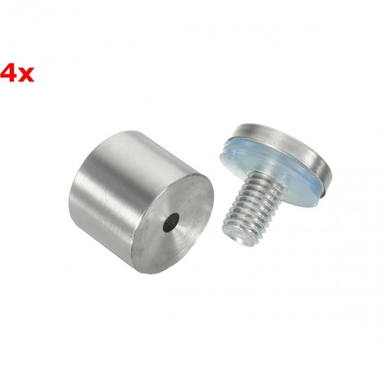 4pcs Stand Off Bolts 27x25mm Stainless Steel Mount Standoffs Sign Advertisement Fixing