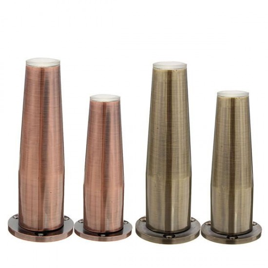 4pcs Zinc Alloy Furniture Legs Cabinet Stand Round Feet 110/90mm 4pcs Zinc Alloy Furniture Legs Cabinet Stand Round Feet 110/90mm