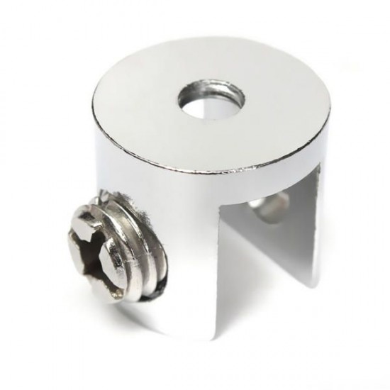 4pcs Zinc Alloy Small Glass Shelf Strong Support Clamps Brackets 6-8mm 4pcs Zinc Alloy Small Glass Shelf Strong Support Clamps Brackets 6-8mm