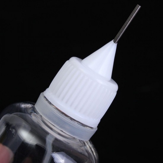 5-30ml PET Empty Plastic Squeezable Liquid Dropper Bottles Needle Tip Convenient