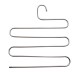 5 Layers Pants Hanger Trousers Towels Hanging Cloth Clothing Rack Space Saver