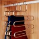 5 Layers Pants Hanger Trousers Towels Hanging Cloth Clothing Rack Space Saver 5 Layers Pants Hanger Trousers Towels Hanging Cloth Clothing Rack Space Saver