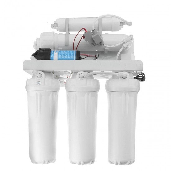 5 Stage Undersink Home Drinking Reverse Osmosis RO Water Filter System + Faucet