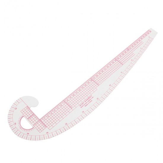 5 Styles Clear French Curve Metric Ruler Measure Sewing Dressmaking Pattern Design Tool Set