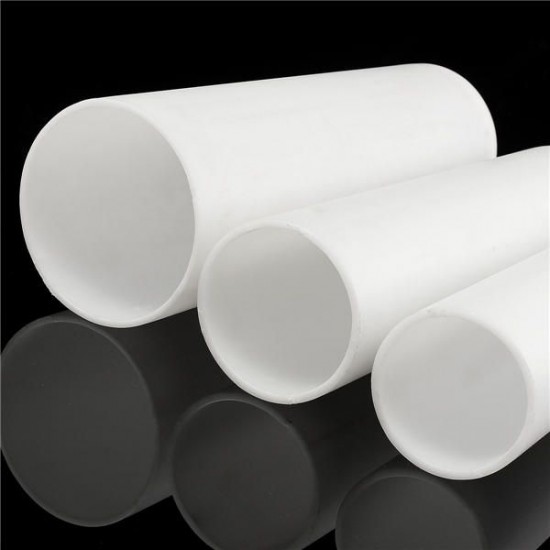 500mm White Plastic Pipe Round Ducting Drain Pipe Ventilation Duct Tube