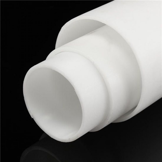 500mm White Plastic Pipe Round Ducting Drain Pipe Ventilation Duct Tube