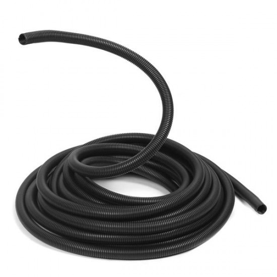 50Ft Split Wire Loom Conduit Sleeve Tube Polyethylene Black Heat Resistant