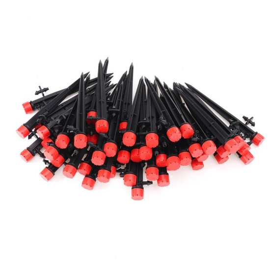 50Pcs 8 Holes Drip Emitters Perfect for 4mm / 7mm Tube Adjustable 360 Degree Water Flow Drip Irrigation System Connector Drippers