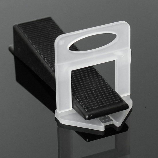 50Pcs Black Tile Flat Leveling System Wedges Clips Wall Floor Spacers Strap Device Tools 50Pcs Black Tile Flat Leveling System Wedges Clips Wall Floor Spacers Strap Device Tools