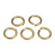 50Pcs Pure Copper Brass Open Circle Ring C-ring Wire Cut for DIY Jewelry Craft