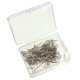 50pcs Stainless Steel T Pin DIY Modelling Brooch Badge Sewing Crafts 38mm Length
