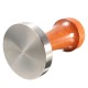 53mm Stainless Steel Cafe Coffee Tamper Bean Press for Espresso Flat Base Wooden Handle 53mm Stainless Steel Cafe Coffee Tamper Bean Press for Espresso Flat Base Wooden Handle