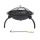 55cm Outdoor Fire Pit Garden Patio Wood Log Burner BBQ Camping Brazier Stove