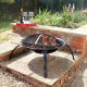 55cm Outdoor Fire Pit Garden Patio Wood Log Burner BBQ Camping Brazier Stove 55cm Outdoor Fire Pit Garden Patio Wood Log Burner BBQ Camping Brazier Stove