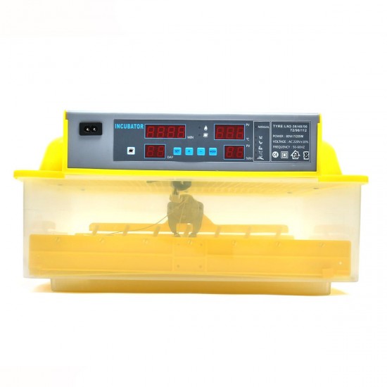56 Automatic Egg Incubator Digital Hatching Poultry Chicken Temperature Control US/EU/UK Plug 56 Automatic Egg Incubator Digital Hatching Poultry Chicken Temperature Control US/EU/UK Plug