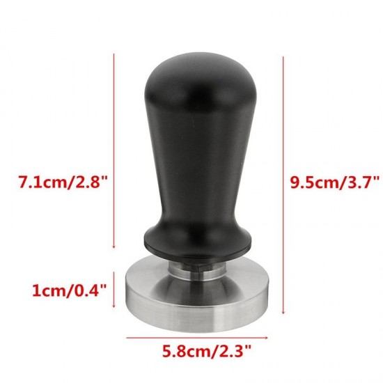 58mm Stainless Steel Coffee Tamper Calibrated Pressure Coffee Bean Press Flat Base for Espresso 58mm Stainless Steel Coffee Tamper Calibrated Pressure Coffee Bean Press Flat Base for Espresso
