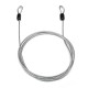 59 Inch Steel Wire Security Loop Cable Lightweight Bicycle Scooter U-Lock Rope 49 Strands 59 Inch Steel Wire Security Loop Cable Lightweight Bicycle Scooter U-Lock Rope 49 Strands