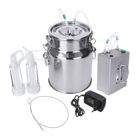 5L Auto Stop Electric Milking Machine Host Vacuum impulse Pump For Cow Goat