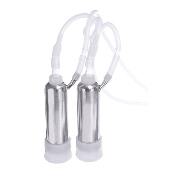 5L Electric Milking Machine Vacuum Impulse Pump Stainless Steel Cow Goat Milker 5L Electric Milking Machine Vacuum Impulse Pump Stainless Steel Cow Goat Milker
