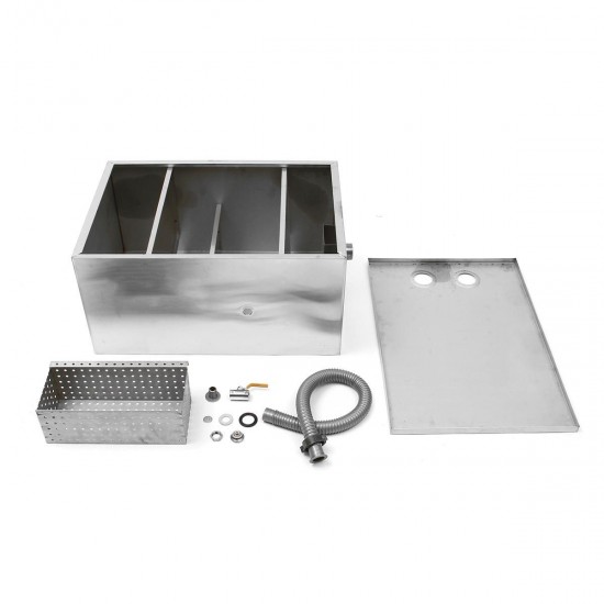 5L Stainless Steel Grease Trap Interceptor Commercial Interceptor Grease Trap