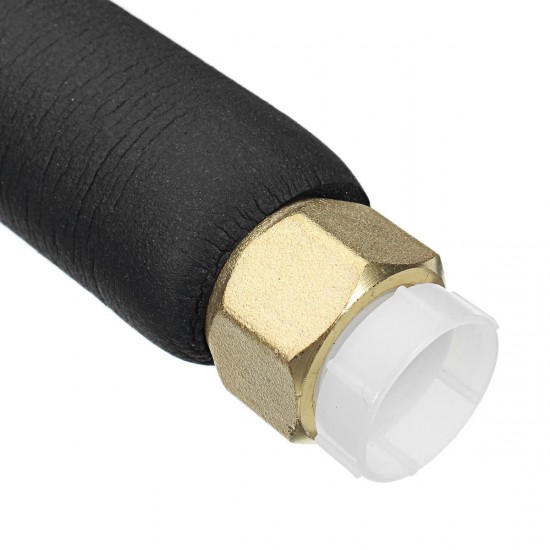 5M 16.5ft Split Line Extension 1/4'' 3/8'' Flared Insulated Air Conditioner Black Brass Tube