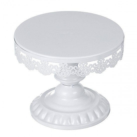 5PCS Cake Stand Set for Wedding Decorations White Table Kit Decorating Party Suppliers for Fondant Dessert Metal Cupcake Stand