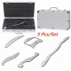 5PCS Gua Sha Massager Accessories Kit Stainless Steel Medical Grade Scrapping MyoFascial 5PCS Gua Sha Massager Accessories Kit Stainless Steel Medical Grade Scrapping MyoFascial