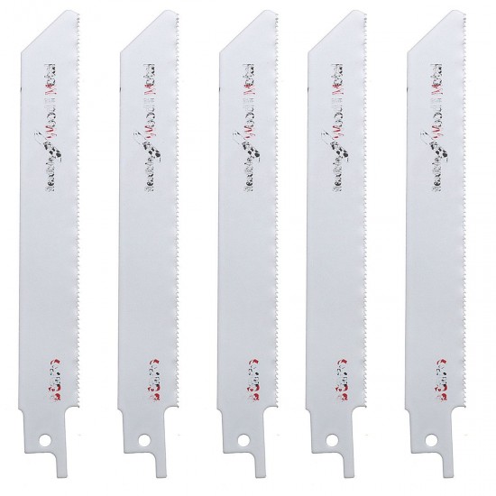5Pcs 150mm Fast Cutting Metal Reciprocating Saw Blades High Carbon Steel S922EF 5Pcs 150mm Fast Cutting Metal Reciprocating Saw Blades High Carbon Steel S922EF