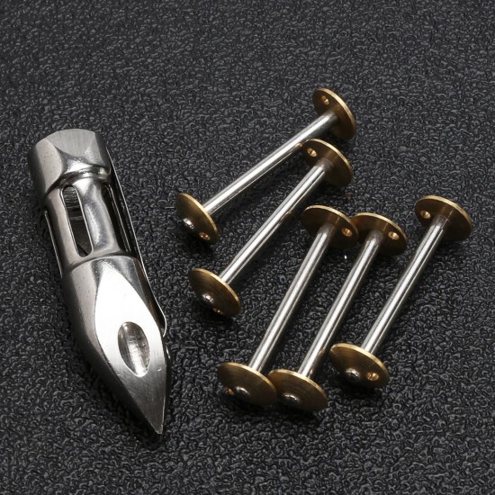 5Pcs Bobbins & Shuttle Bobbin Case for Singer 27,28,127,128 Treadle Sewing Replacement Accessories