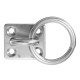 5mm 304 Stainless Steel Pad Eye Plate with Round Ring Marine Boat Hardware