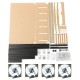 6 GPU Aluminum Open Air Miner Frame Mining Rig Case ETH BTC Ethereum With 4 Fan 6 GPU Aluminum Open Air Miner Frame Mining Rig Case ETH BTC Ethereum With 4 Fan