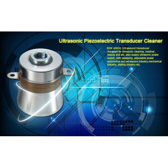 60W 40KHz Ultrasonic Piezoelectric Transducer Cleaner Cleaning Transducer Tools