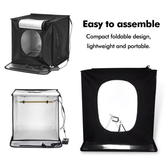 60x60x60cm 12V Studio Box Light Board Shooting Equipment with LED Light 60x60x60cm 12V Studio Box Light Board Shooting Equipment with LED Light