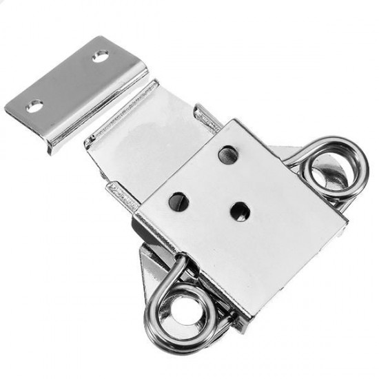 6331A Cold Rolled Silver Twist Draw Toggle Latch Rotary Turn with Catch Plate