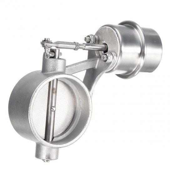 63mm 2.5'' Stainless Exhaust Control Valve Switch Kit Vacuum Actuator Open/Close Style 63mm 2.5'' Stainless Exhaust Control Valve Switch Kit Vacuum Actuator Open/Close Style