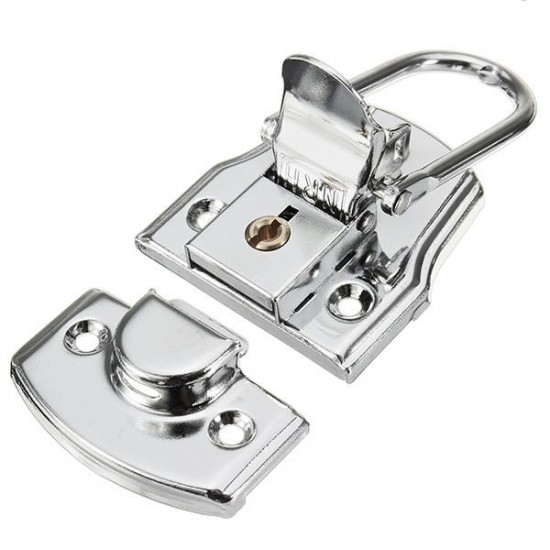 6405B 76×45mm Chrome Plated Drawbolt Closure Latch Case Latch Key Locking 6405B 76×45mm Chrome Plated Drawbolt Closure Latch Case Latch Key Locking