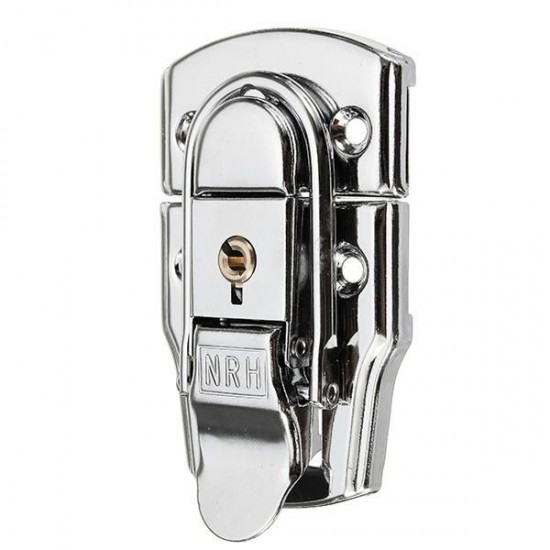 6405B 76×45mm Chrome Plated Drawbolt Closure Latch Case Latch Key Locking 6405B 76×45mm Chrome Plated Drawbolt Closure Latch Case Latch Key Locking