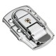6405B 76×45mm Chrome Plated Drawbolt Closure Latch Case Latch Key Locking 6405B 76×45mm Chrome Plated Drawbolt Closure Latch Case Latch Key Locking