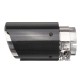 66mm 89mm Carbon Fiber Black Universal Car Exhaust Tips Muffler Pipe Tail End 66mm 89mm Carbon Fiber Black Universal Car Exhaust Tips Muffler Pipe Tail End