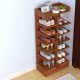 6/7/8 Layer Wooden Shoe Racks Storage Organizer Shelf With Drawer Cabinet