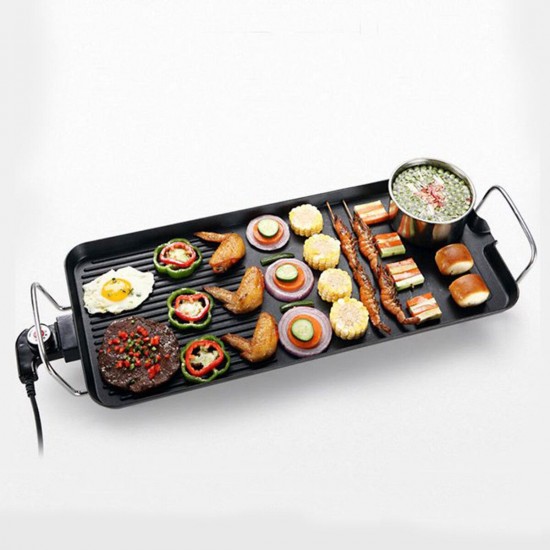 68x28cm Korean-style Household Electric Grill Smokeless Non-Stick Electric Baking Pan