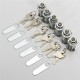 6Pcs Zinc Alloy Cam Lock Storage Cabinet Lock Keys for Drawer Door Tool