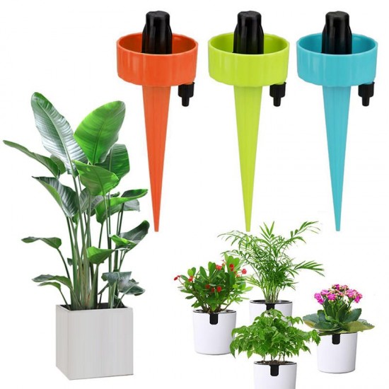 6Pcs/12Pcs Self Automatic Watering Device Water Sprayer Flow Dripper Spikes With Adjustable Control Valve Drip Irrigation Kit Fit On All Bottles 6Pcs/12Pcs Self Automatic Watering Device Water Sprayer Flow Dripper Spikes With Adjustable Control Valve Drip Irrigation Kit Fit On All Bottles