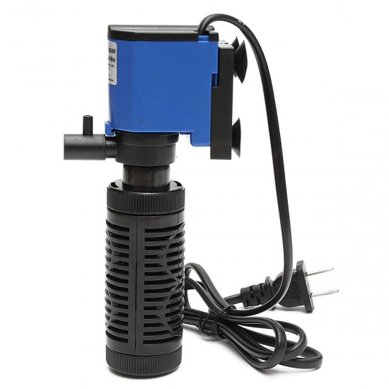 6W 500L/H 220V Submersible Water Internal Filter Aquarium Fish Tank Pump Spray