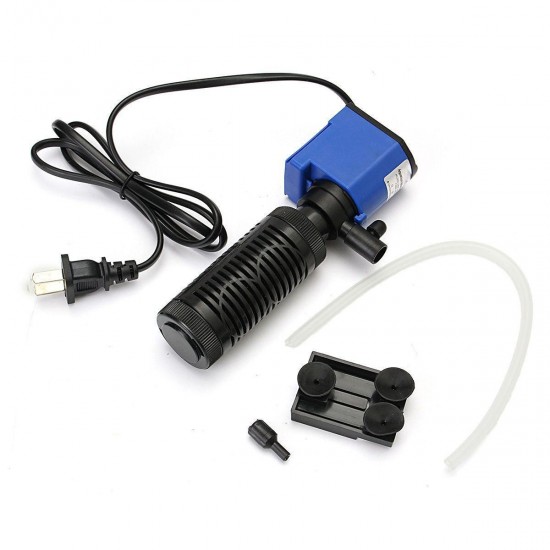 6W 500L/H 220V Submersible Water Internal Filter Aquarium Fish Tank Pump Spray