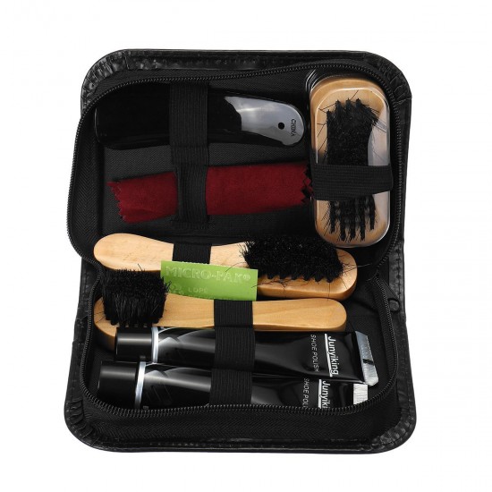7 In 1 Shoes Polish Tools Kit Boot Care Leather Craft Shine Cleaning Brushes Set Tool 7 In 1 Shoes Polish Tools Kit Boot Care Leather Craft Shine Cleaning Brushes Set Tool