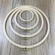 7 Size Wooden Embroidery Hoops Cross Stitch Sewing Tools Craft Ring Frame Machine Tool